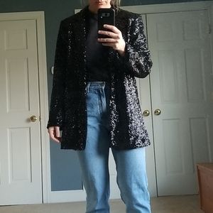Express sequin blazer